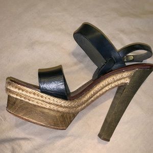 Leather and Woven Louboutins